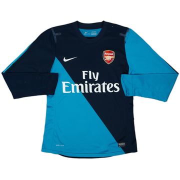 2011-12 Arsenal Prototype Player Issue Away L/S Shirt - 6/10 - (M)