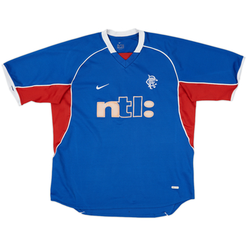 2001-02 Rangers Home Shirt - 6/10 - (L)