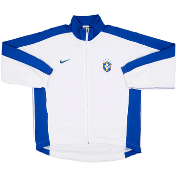 1998-00 Brazil Nike Track Jacket - 8/10 - (L)