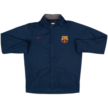 2006-07 Barcelona Nike Hooded Rain Jacket - 8/10 - (S)