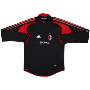 2004-05 AC Milan adidas 1/4 Zip Training Top - 6/10 - (S)