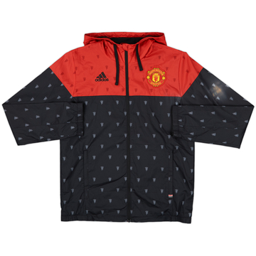 2016-17 Manchester United adidas Hooded Rain Jacket - 5/10 - (S)