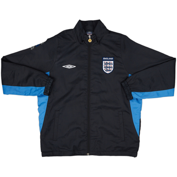 2007-08 England Umbro Track Jacket - 9/10 - (M)