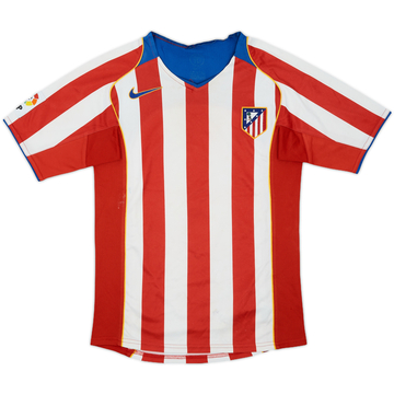 2004-05 Atletico Madrid Home Shirt - 6/10 - (M.Boys)