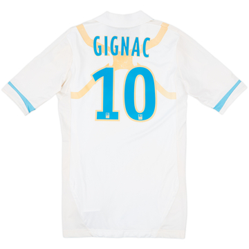 2011-12 Olympique Marseille Player Issue TechFit Home Shirt Gignac #10 - 7/10 - (L)