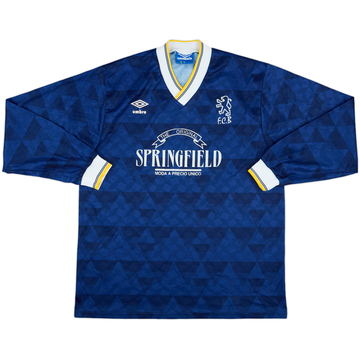 1988-90 Umbro Template L/S Shirt #16 - 7/10 - (XL)