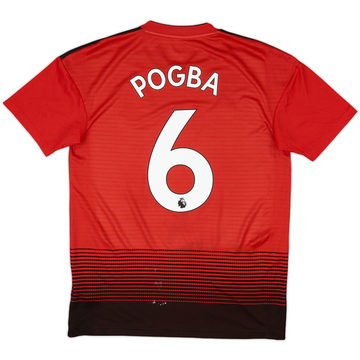 2018-19 Manchester United Home Shirt Pogba #6 - 7/10 - (S)