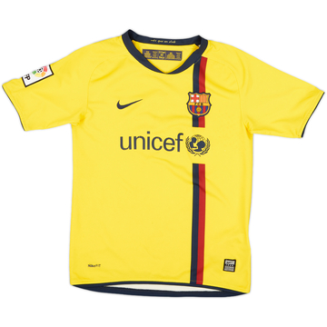 2008-10 Barcelona Away Shirt - 5/10 - (M.Boys)