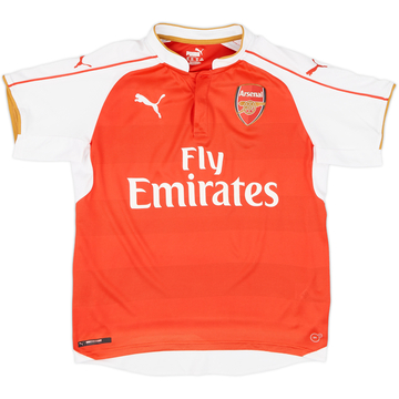 2015-16 Arsenal Home Shirt - 7/10 - (XL.Boys)