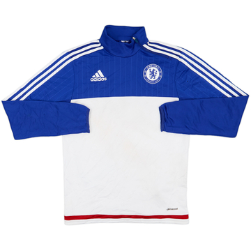 2015-16 Chelsea adidas 1/4 Zip Sweat Top - 5/10 - (XS)