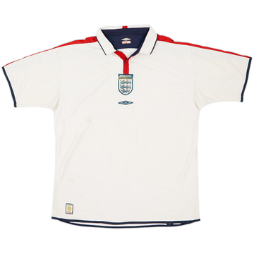 2003-05 England Home Shirt - 4/10 - (XL)