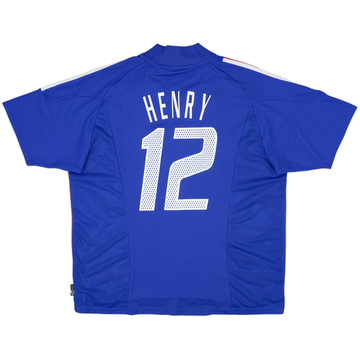2002-04 France Home Shirt Henry #12 - 7/10 - (XL)
