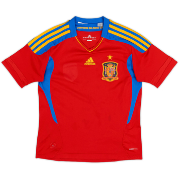 2010-11 Spain Home Shirt - 4/10 - (S.Boys)