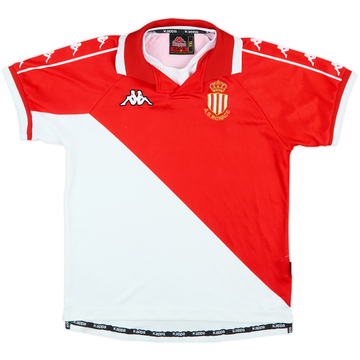 2000-01 Monaco Home Shirt - 7/10 - (XL.Boys)