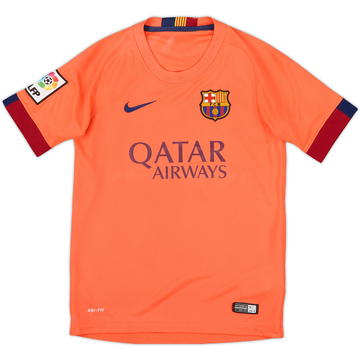 2014-15 Barcelona Away Shirt - 7/10 - (M.Boys)