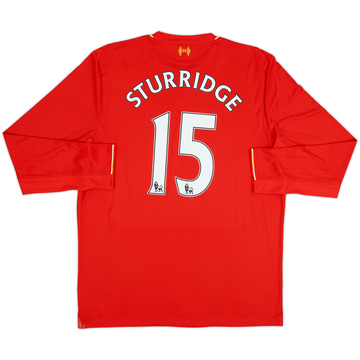 2015-16 Liverpool Local L/S Camiseta Sturridge #15 - 8/10 - (XL)