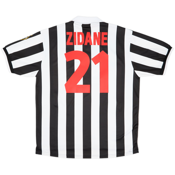 1998-99 Juventus Home Shirt Zidane #21 - 8/10 - (XL)