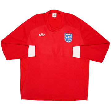 2010-11 England Away L/S Shirt - 5/10 - (XXL)