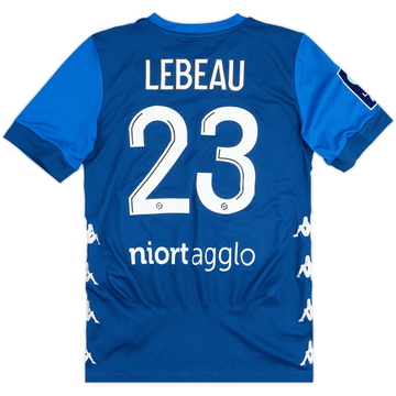 2020-21 Chamois Niortais Match Issue Home Shirt Lebeau #23