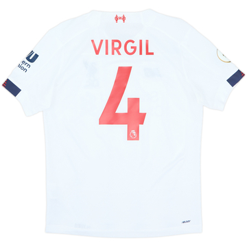 2019-20 Liverpool Away Shirt Virgil #4 - 8/10 - (S)
