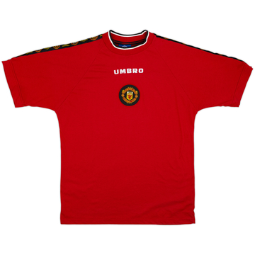 1996-97 Manchester United Umbro Cotton Tee - 8/10 - (L)