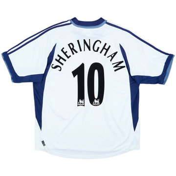 2001-02 Tottenham Home Shirt Sheringham #10 - 6/10 - (XL)