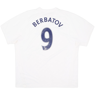 2007-08 Tottenham Home Shirt Berbatov #9 - 6/10 - (XXL)