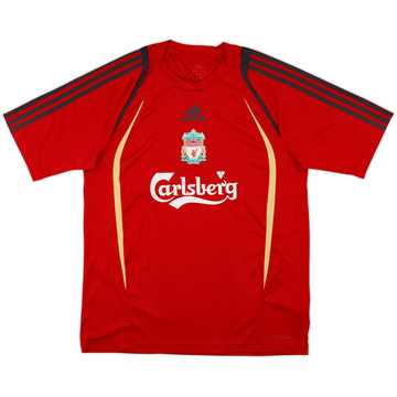 2009-10 Liverpool adidas Training Shirt - 8/10 - (L)