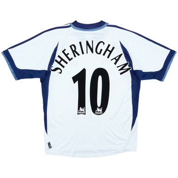 2001-02 Tottenham Home Shirt Sheringham #10 - 8/10 - (S)