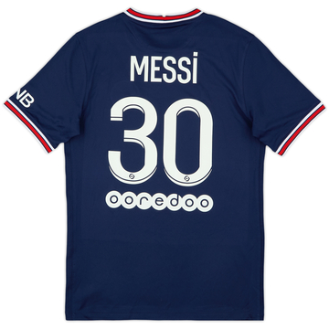 2021-22 Paris Saint-Germain Home Shirt Messi #30 - 8/10 - (S)