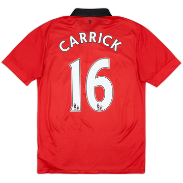 2013-14 Manchester United Home Shirt Carrick #16 - 5/10 - (S)