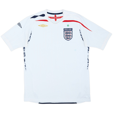 2007-09 England Home Shirt - 5/10 - (M)