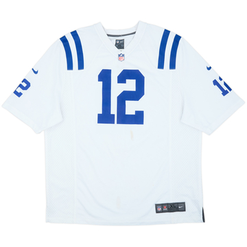 2012-16 Indianapolis Colts Luck #12 Nike Game Away Jersey - 6/10 - (XL)