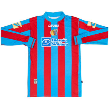 Camiseta de local juvenil versión jugador de manga larga del Catania 2007-08 #8