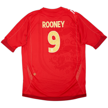 2006-08 England Away Shirt Rooney #9 - 9/10 - (XL.Boys)