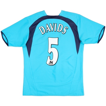 2006-07 Tottenham Away Shirt Davids #5 - 8/10 - (M)