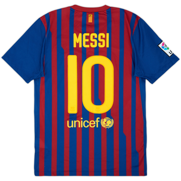 2011-12 Barcelona Home Shirt Messi #10 - 8/10 - (S)