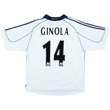 1999-01 Tottenham Home Shirt Ginola #14 - 6/10 - (XL)
