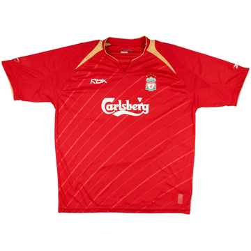 2005-06 Liverpool CL Home Shirt - 5/10 - (XL)