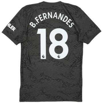 2020-21 Manchester United Away Shirt B.Fernandes #18 - 10/10 - (S)