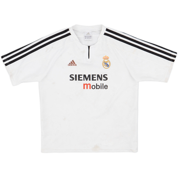2003-04 Real Madrid Home Shirt - 4/10 - (L.Boys)