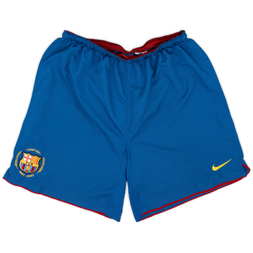 2007-08 Barcelona Home Shorts - 8/10 - (L)