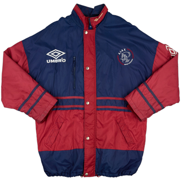 1993-94 Ajax Umbro Padded Bench Coat - 5/10 - (XXL)