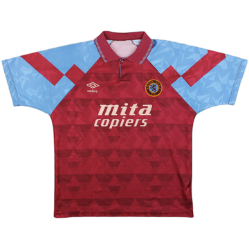 1990-92 Aston Villa Home Shirt - 7/10 - (L)
