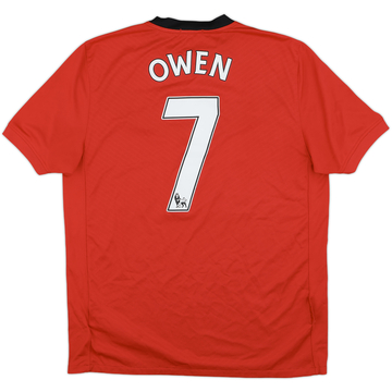 2009-10 Manchester United Home Shirt Owen #7 - 7/10 - (M)