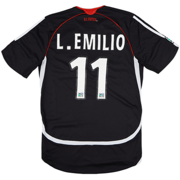 2006-08 DC United Authentic Home Shirt L. Emilio #11 - 7/10 - (S)