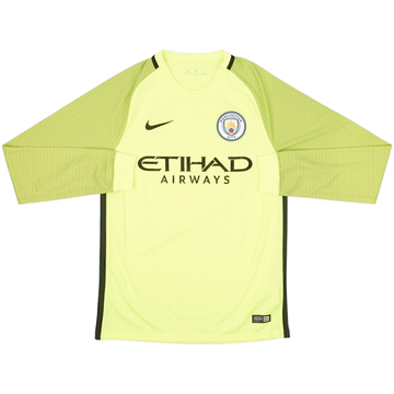 2016-17 Manchester City GK Shirt - 10/10 - (S)