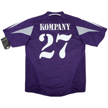 2004-05 Anderlecht Player Issue Away Shirt Kompany #27 (XL)
