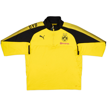 2015-16 Borussia Dortmund Puma 1/4 Zip Drill Top - 5/10 - (XL)