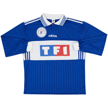 1990s Coupe de France Home L/S Shirt #3 - 8/10 - (XL)